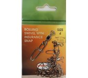 Rolling Swivel With Insurance Snap